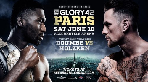 World Champion Cédric Doumbé Headlines GLORY 42 Paris Rematching Welterweight Rival Nieky Holzken