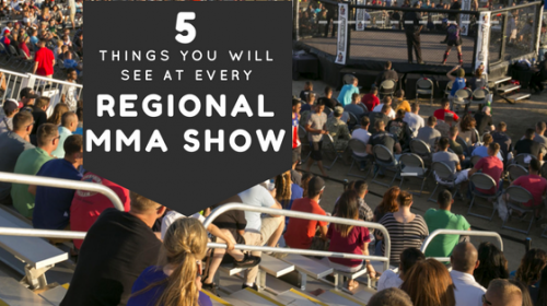 Blog Header for 5 Things You Will See at Every Regional MMA Show