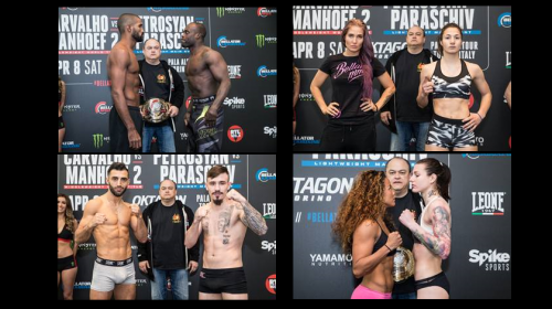 Weigh-in Photos and Results for Bellator 176 and Bellator Kickboxing 5 Events