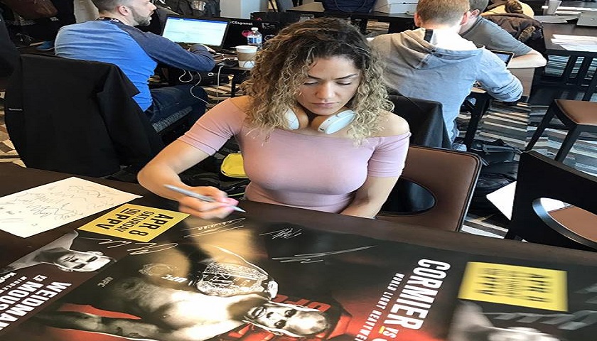 Pearl Gonzalez - Breast implants cause for UFC 210 fight cancellation