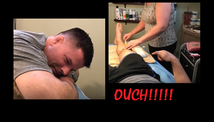 VIDEO: Brian Stann Gets Legs Waxed After Losing Bet with Jon Anik