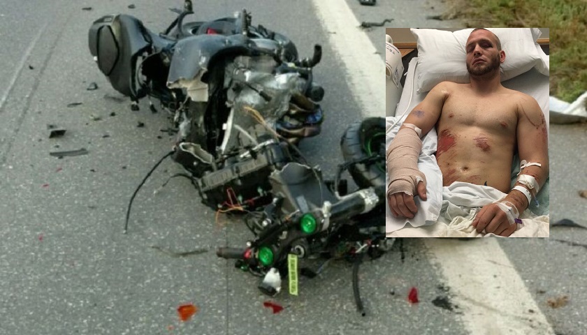 gruesome motorcycle injuries