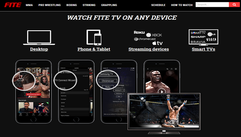 FITE TV, watch live fights, MMA events