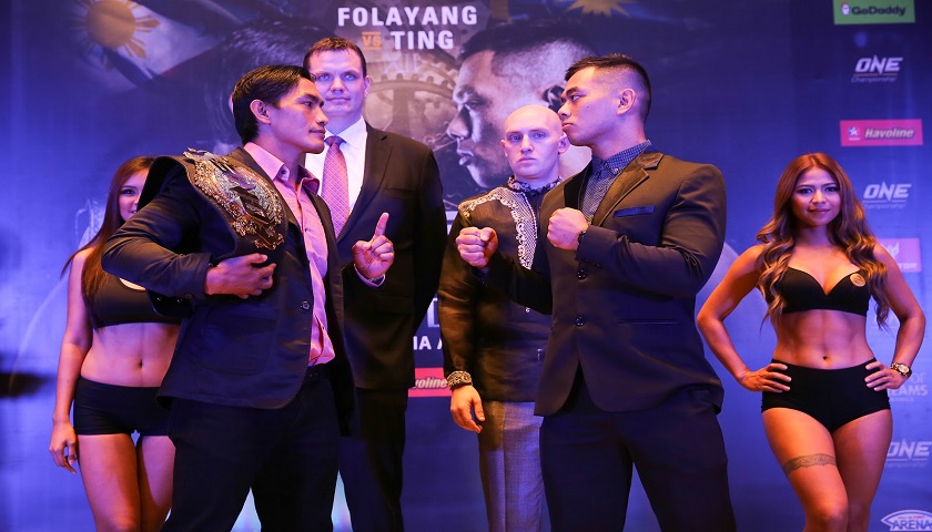 Eduard Folayang and Ev Ting face off in Manila Philippines