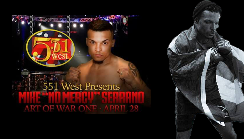 Mike No Mercy Serrano ready for second pro fight at Art Of War