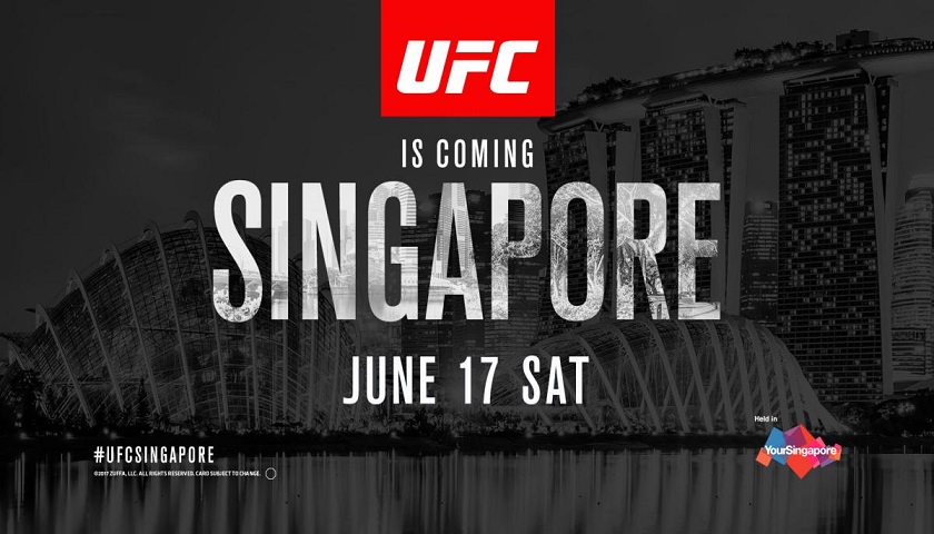 UFC Singapore tickets on sale April 13