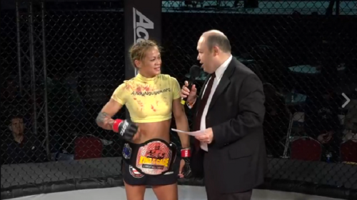 Andy Nguyen defends King of the Cage atomweight title in bloody scrap - Watch