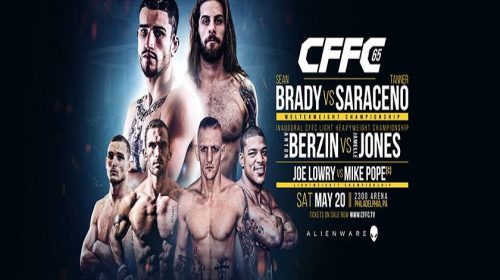 CFFC 65 results - 3 titles on the line in Philadelphia