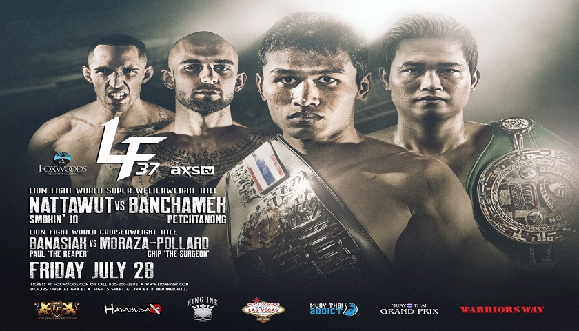 Two title bouts headline Lion Fight 37 lineup at Foxwoods