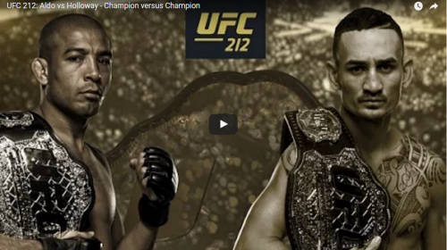 UFC 212: Aldo vs Holloway - Champion versus Champion promo videos released