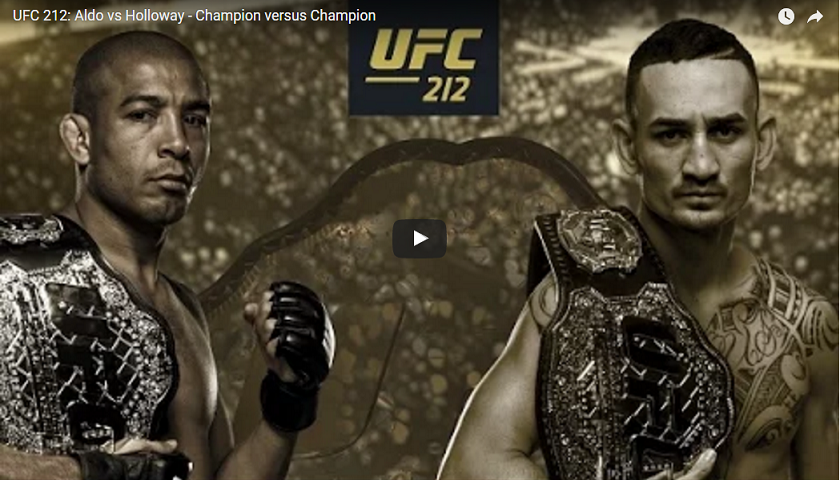 UFC 212: Aldo vs Holloway - Champion versus Champion promo videos released