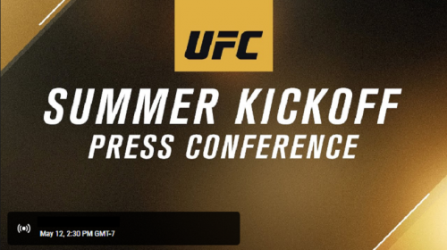 WATCH: UFC Summer Kickoff Press Conference - 5:30 PM EST