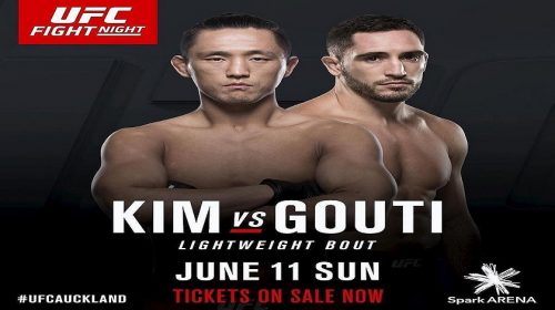 Thibault Gouti removed from tonight's UFC card in Auckland, New Zealand