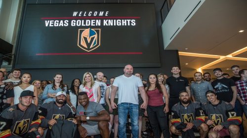 UFC welcomes Golden Knights to Las Vegas