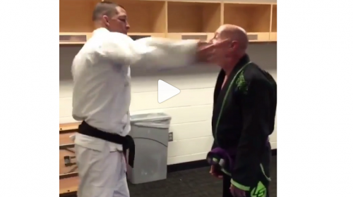 Nate Diaz Stockton slaps Tool vocalist Maynard James Keenan