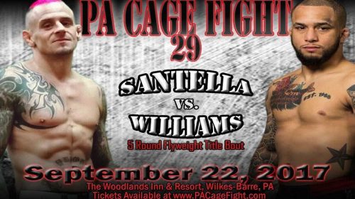 Opponents named for Sean Santella, Jordan Morales, PA Cage Fight title fights