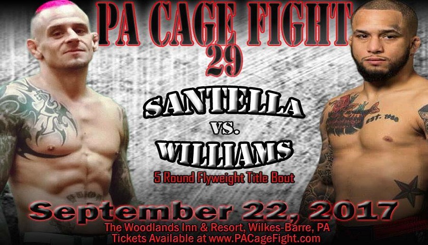 Opponents named for Sean Santella, Jordan Morales, PA Cage Fight title fights