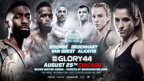 GLORY brings two title fights to Sears Centre Arena in Chicago, August 25