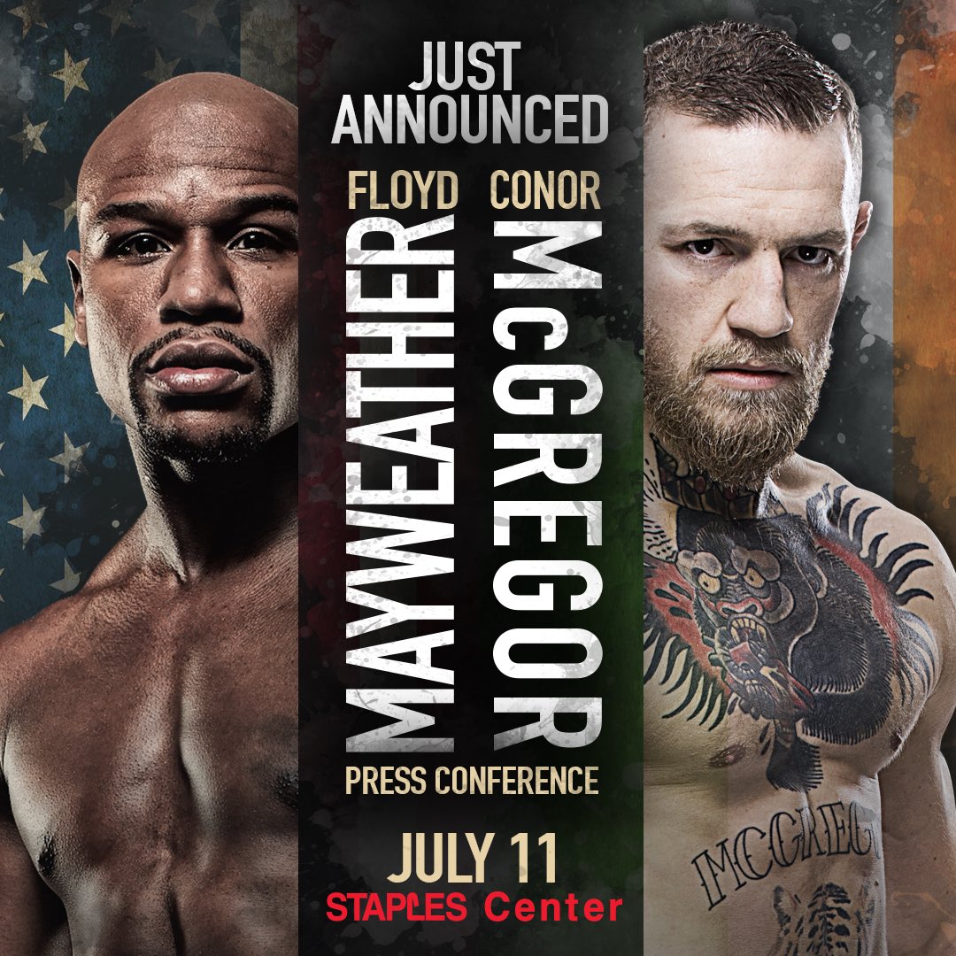 Mayweather Vs McGregor World Tour Kicks Off In Los Angeles Tuesday