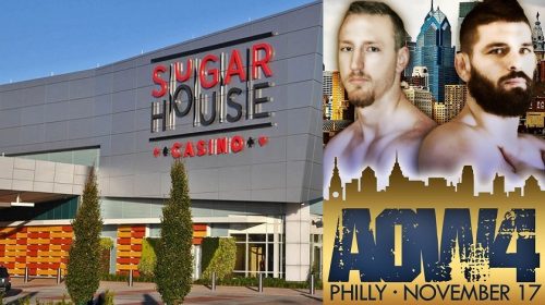 Sugar House Casino to host Art of War Cage Fighting 4, November 17