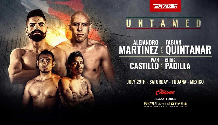 Full Fight Card finalized for Brave Combat Federation's debut in Mexico
