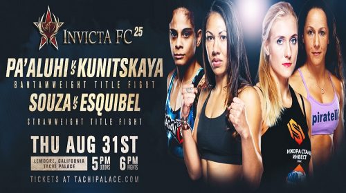 Two Championship Bouts Headline Invicta FC 25 in California