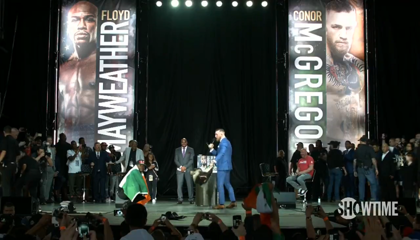 Conor McGregor brings his A-Game in Toronto, threatens Mayweather