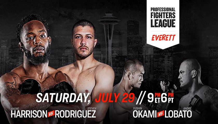 WATCH: Professional Fighters League: Everett Preliminary Bouts - FREE - 6 p.m. EST