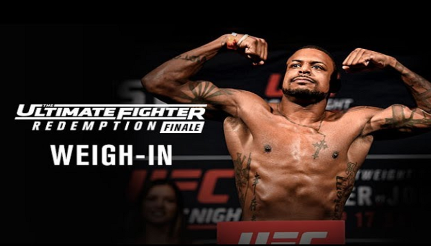 LIVE TUF 25 Finale weigh-in results at noon, ceremonial video 7 pm. EST