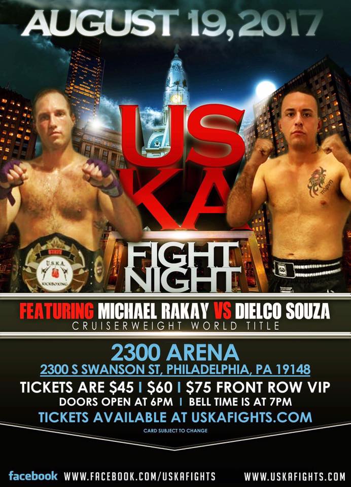 Michael Rakay, Dielco Souza, USKA Fight Night