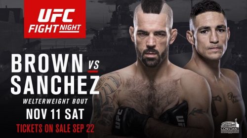 Diego Sanchez meets Matt Brown at welterweight in Norfolk, Virginia