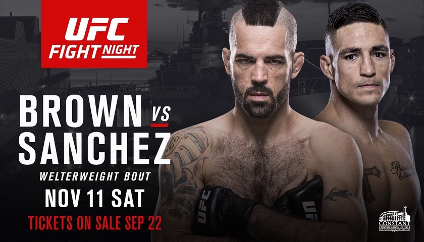 Diego Sanchez meets Matt Brown at welterweight in Norfolk, Virginia