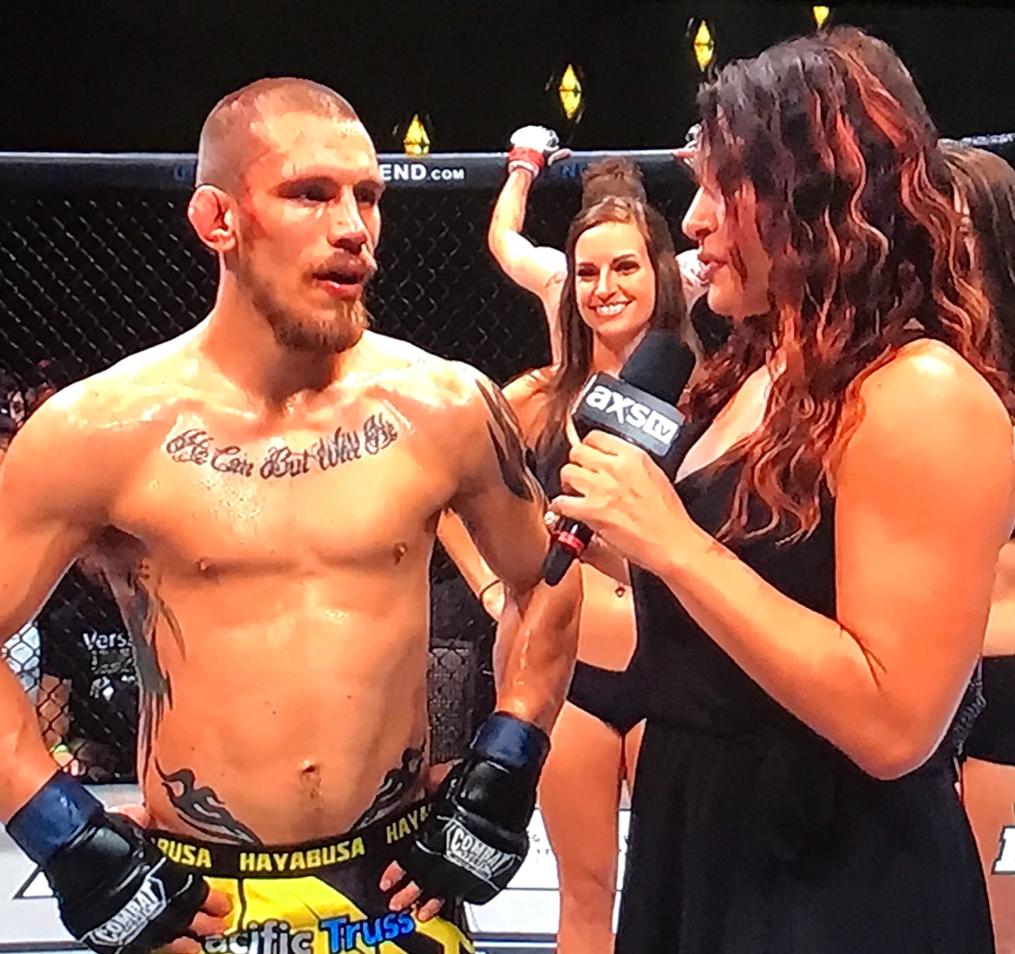 Cat Zingano interviews Jeff Peterson at LFA 20