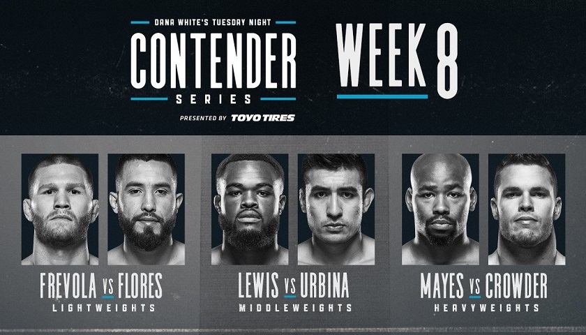 Dana White's Tuesday Night Contender Series Week 8 Results