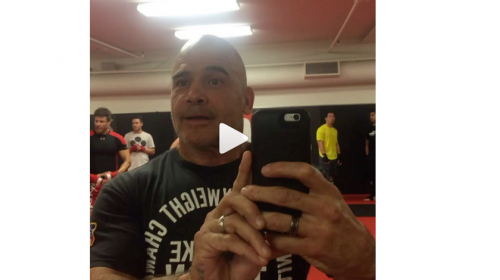 Bas Rutten develops the Martial Arts Handshake - WATCH