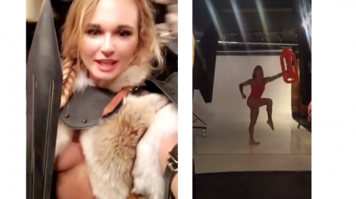 VIDEOS: Andrea KGB Lee and Andy Nguyen 2018 calendar photo shoot