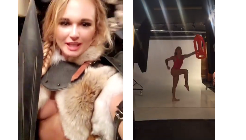 VIDEOS: Andrea KGB Lee and Andy Nguyen 2018 calendar photo shoot