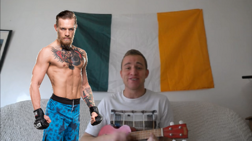 Watch the viral ukelele hit "There's Only One Conor McGregor'