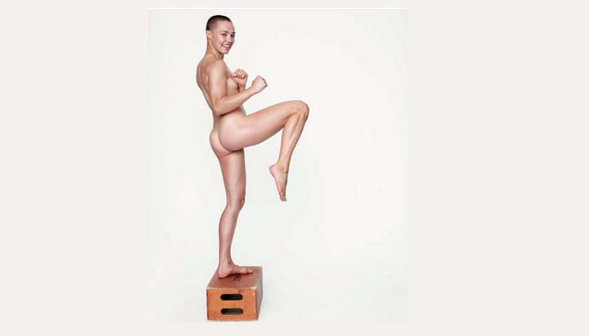 Rose Namajunas poses nude for Women's Health