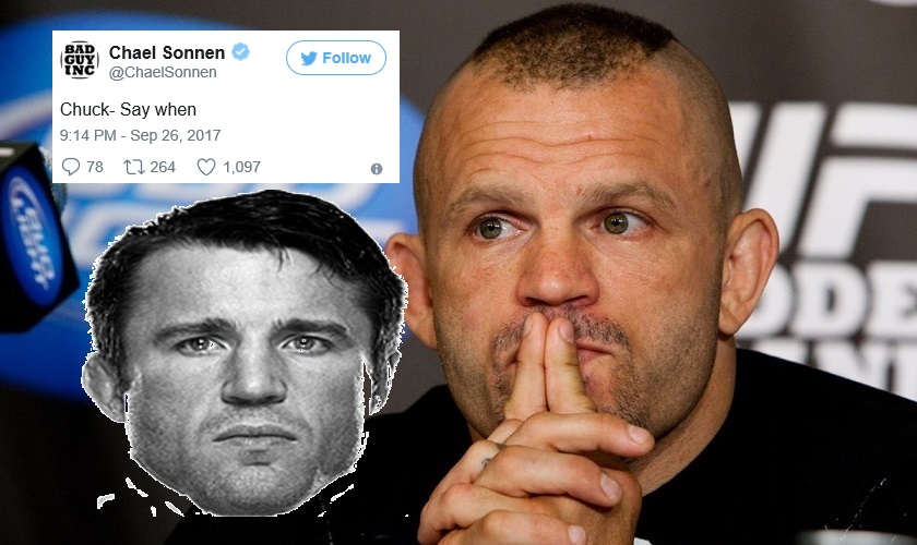 Chuck Liddell calls Chael an "easy fight" - Sonnen responds