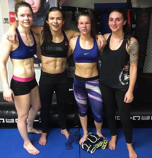 Kristy Wolterbeek and Claudia Gadelha