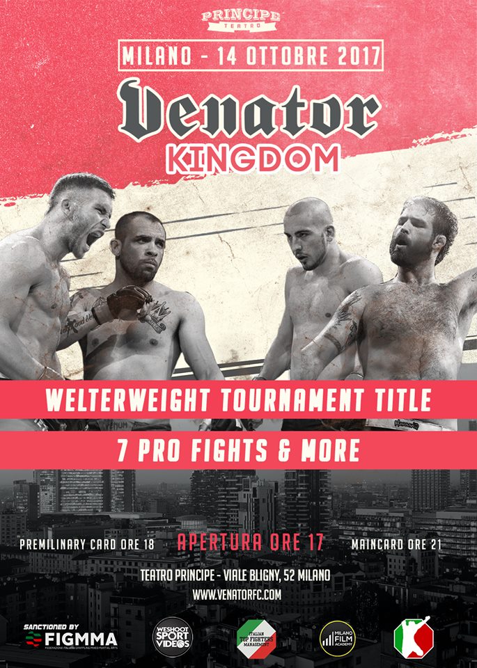 Venator FC welterweight title tournament