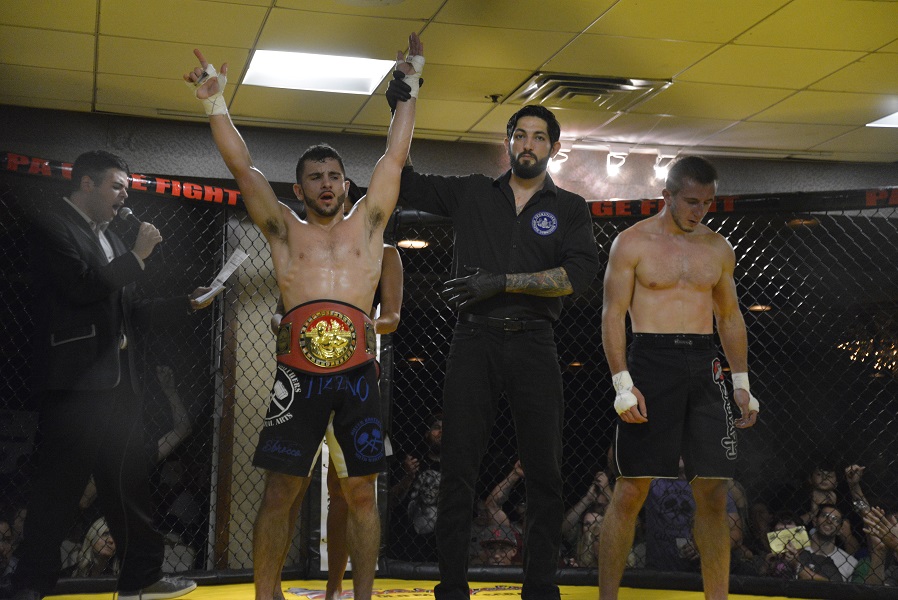 Joe Tizzano wins PA Cage Fight featherweight title