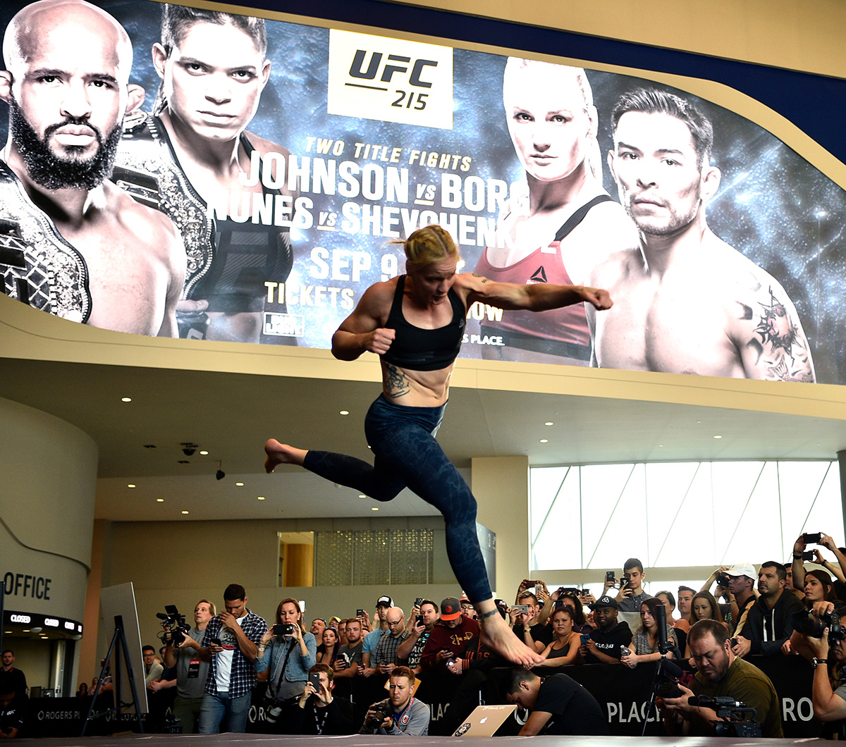 UFC 215: Open Workouts - Valentina Shevchenko 