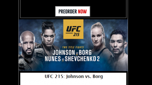 UFC 215 live stream