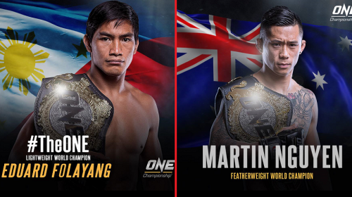 Eduard Folayang to defend ONE Championship lightweight title against featherweight champ Martin Nguyen