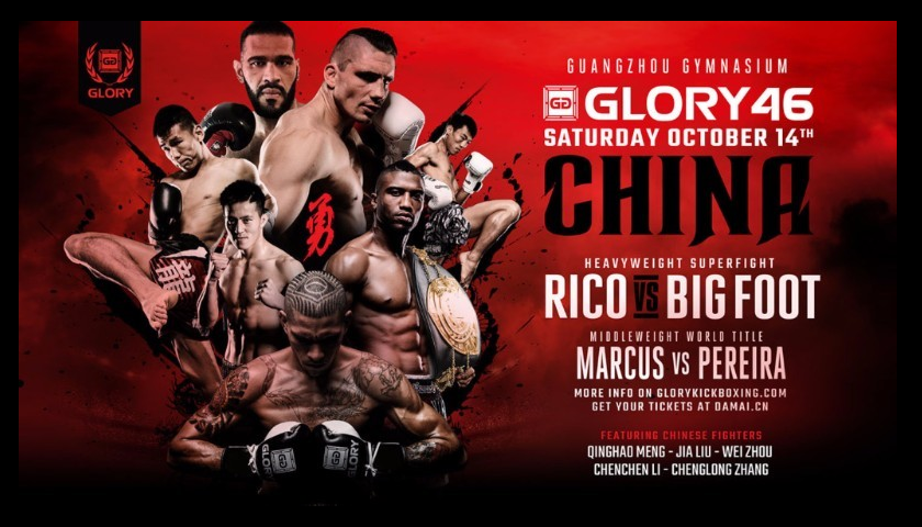 GLORY 46 China and GLORY 46 SuperFight Series Fight Cards Made Official