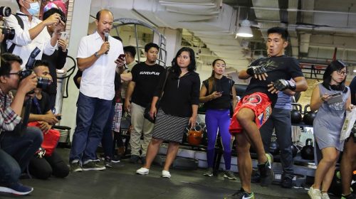 ONE Championship holds open workout for competitors of ONE: Total Victory