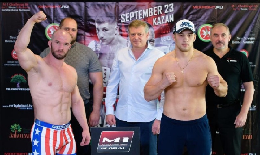 M-1 Challenge 83 weigh-in results from Kazan, Russia