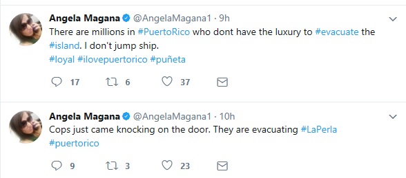 Angela Magana, Hurricane Irma, Puerto Rico